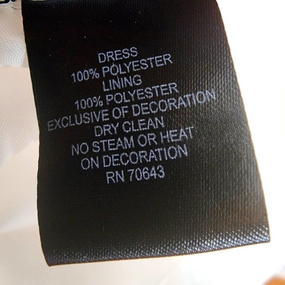 NWT Jessica Howard White Jacquard Sheath Cocktail Dress W/ Beaded Neckline SZ 6 - Picture 9 of 10